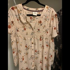 Knox Rose Pink Floral Blouse